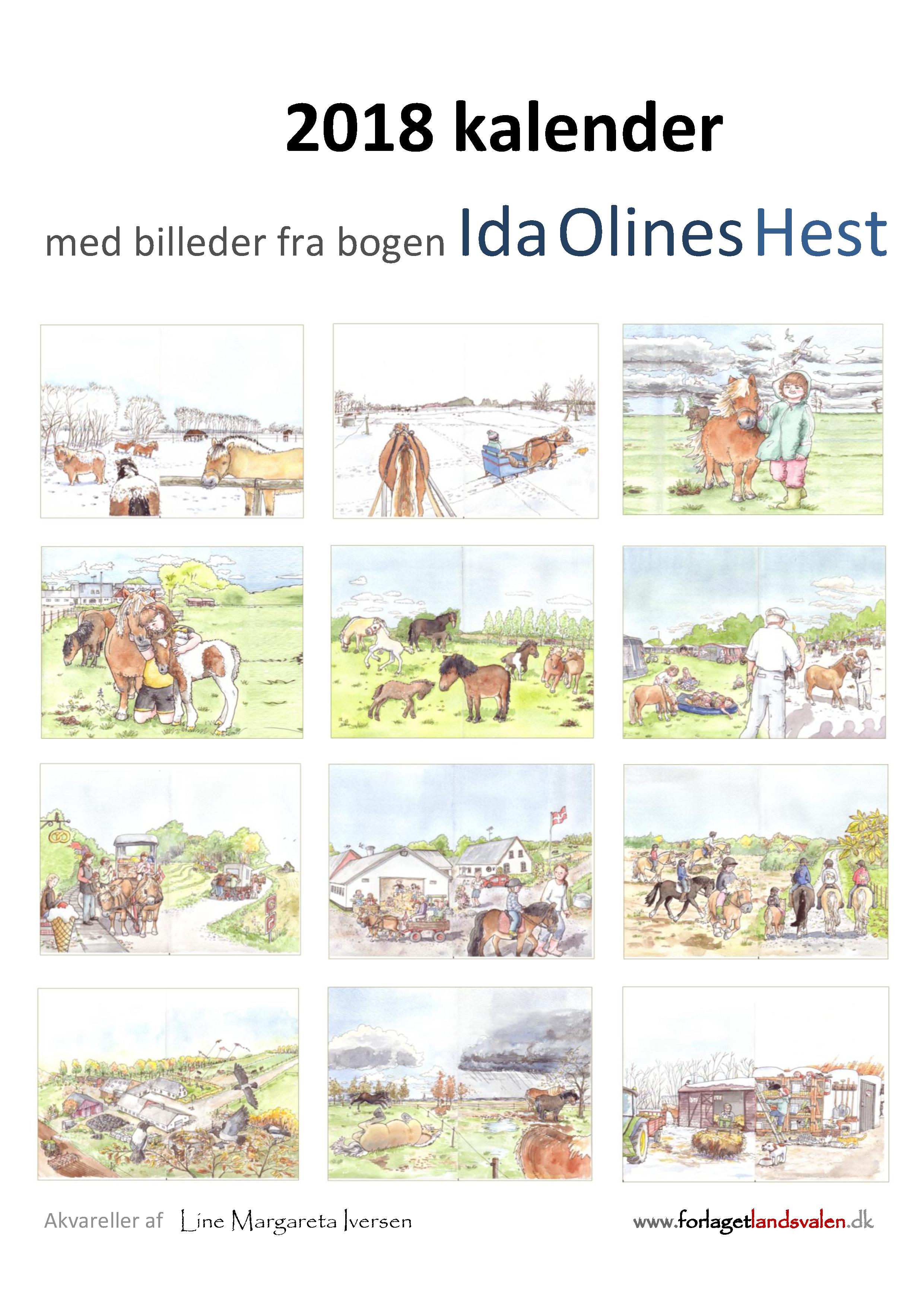 Hestekalender 2018 Hestekalender 2018
