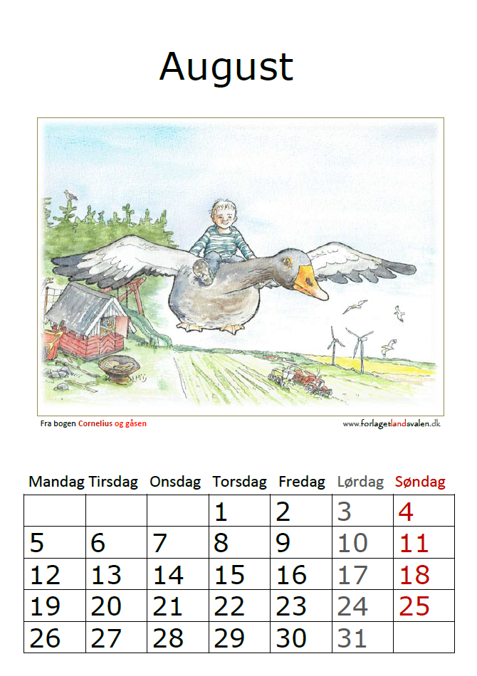 Forlaget Landsvalen - Kalender 2019 Forlaget Landsvalen - Kalender 2019