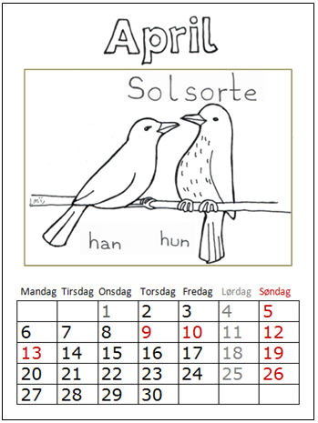 Forlaget Landsvalen - 2020 mal-selv kalender Forlaget Landsvalen - 2020 mal-selv kalender